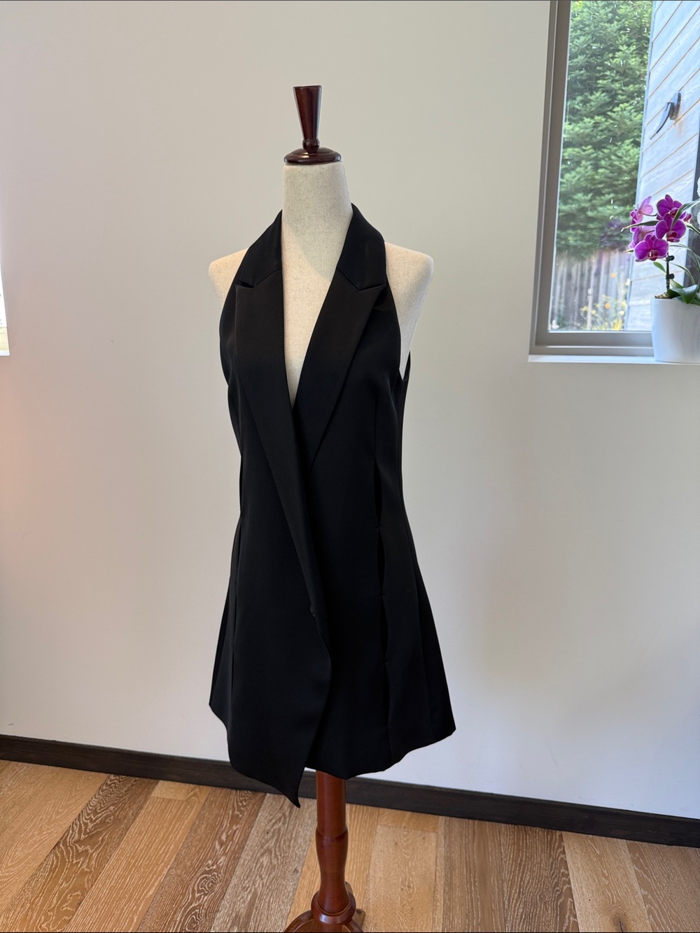 Alexis Black Halter Blazer Dress